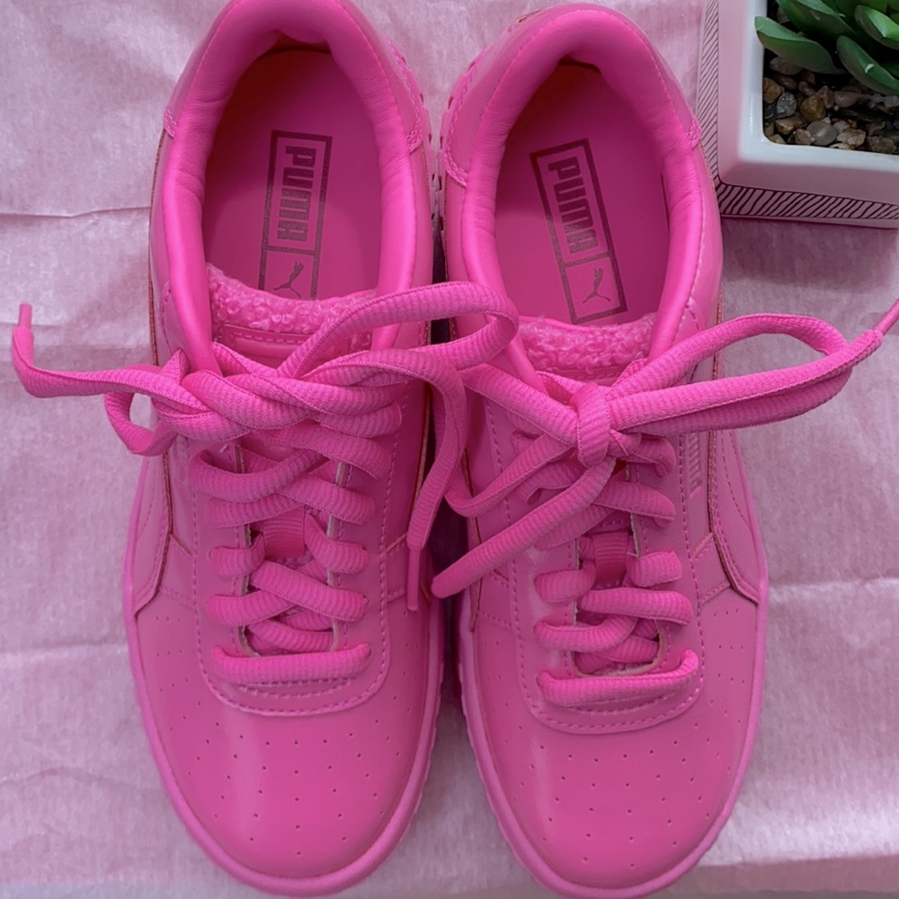 NWOT PUMA Cali Wedge Sneakers - Picture 2 of 7